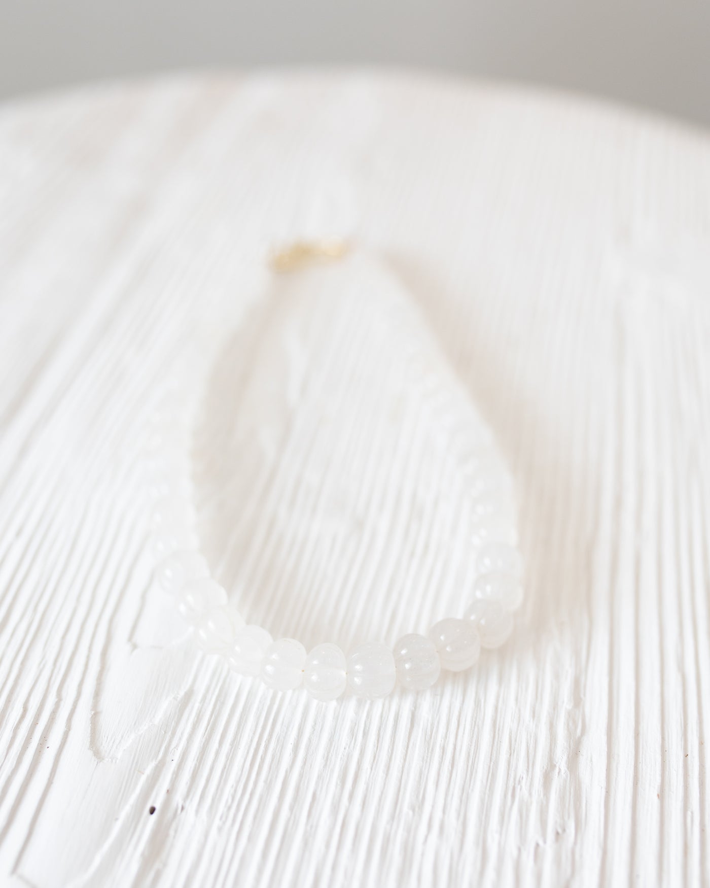 Clear Round Bead Necklace