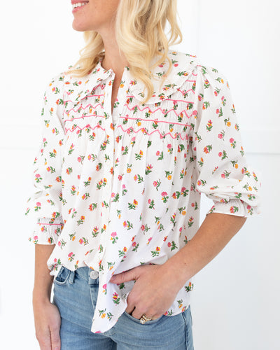 Posey Blouse in Vintage Blossom