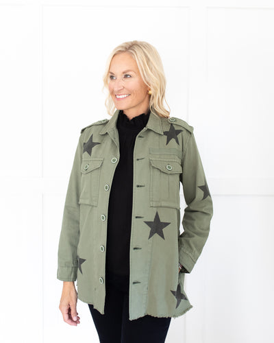 Camilo Military Jacket in Royal Honor by Pistola