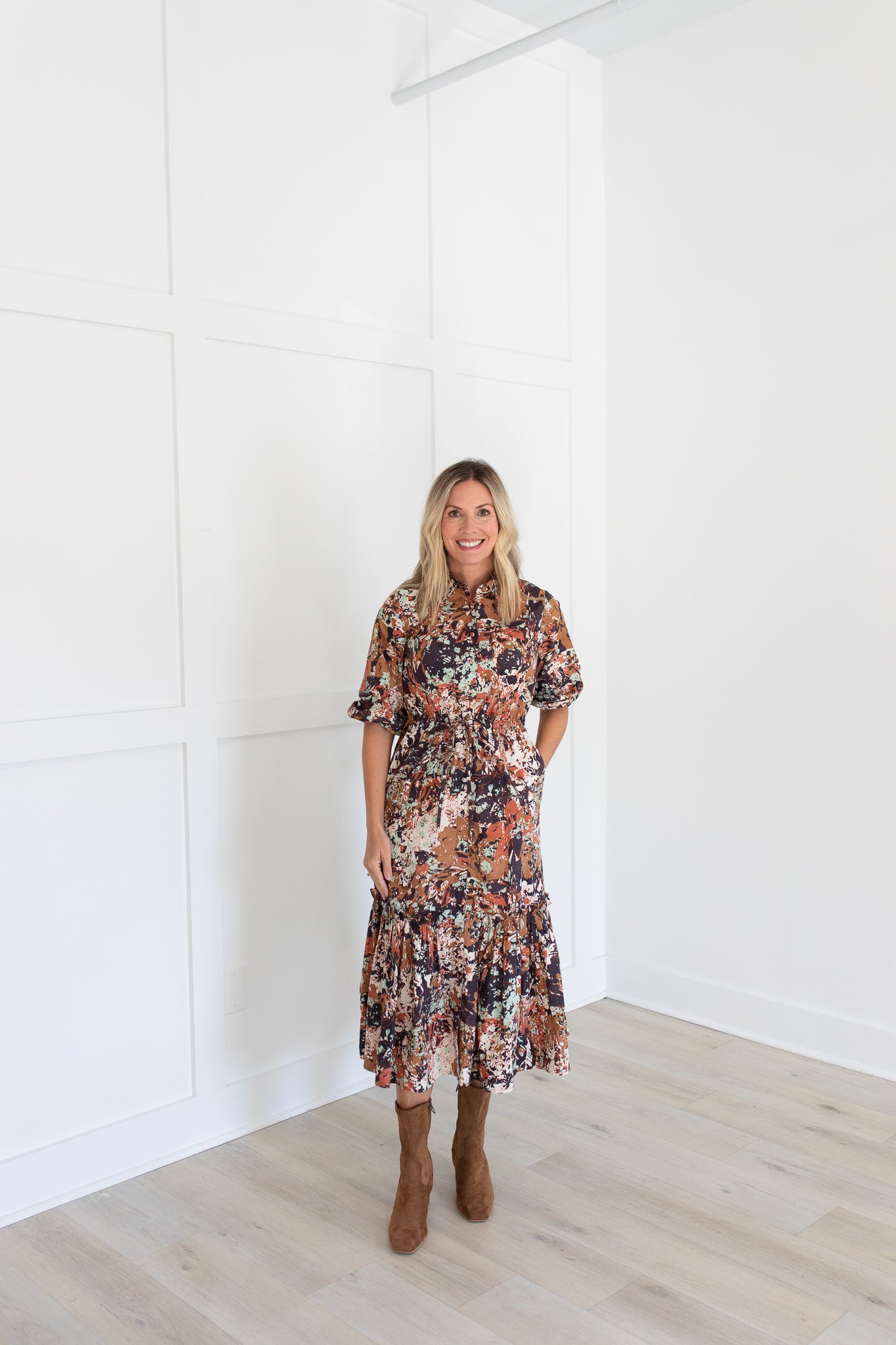 Grace Dress in Black Bramble by Olivia by Livro