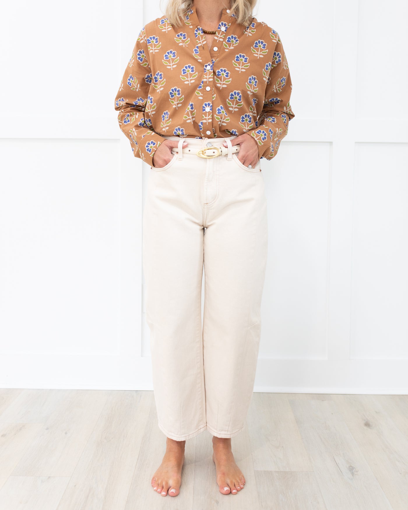Bradley Shirt in Maple Sprigs