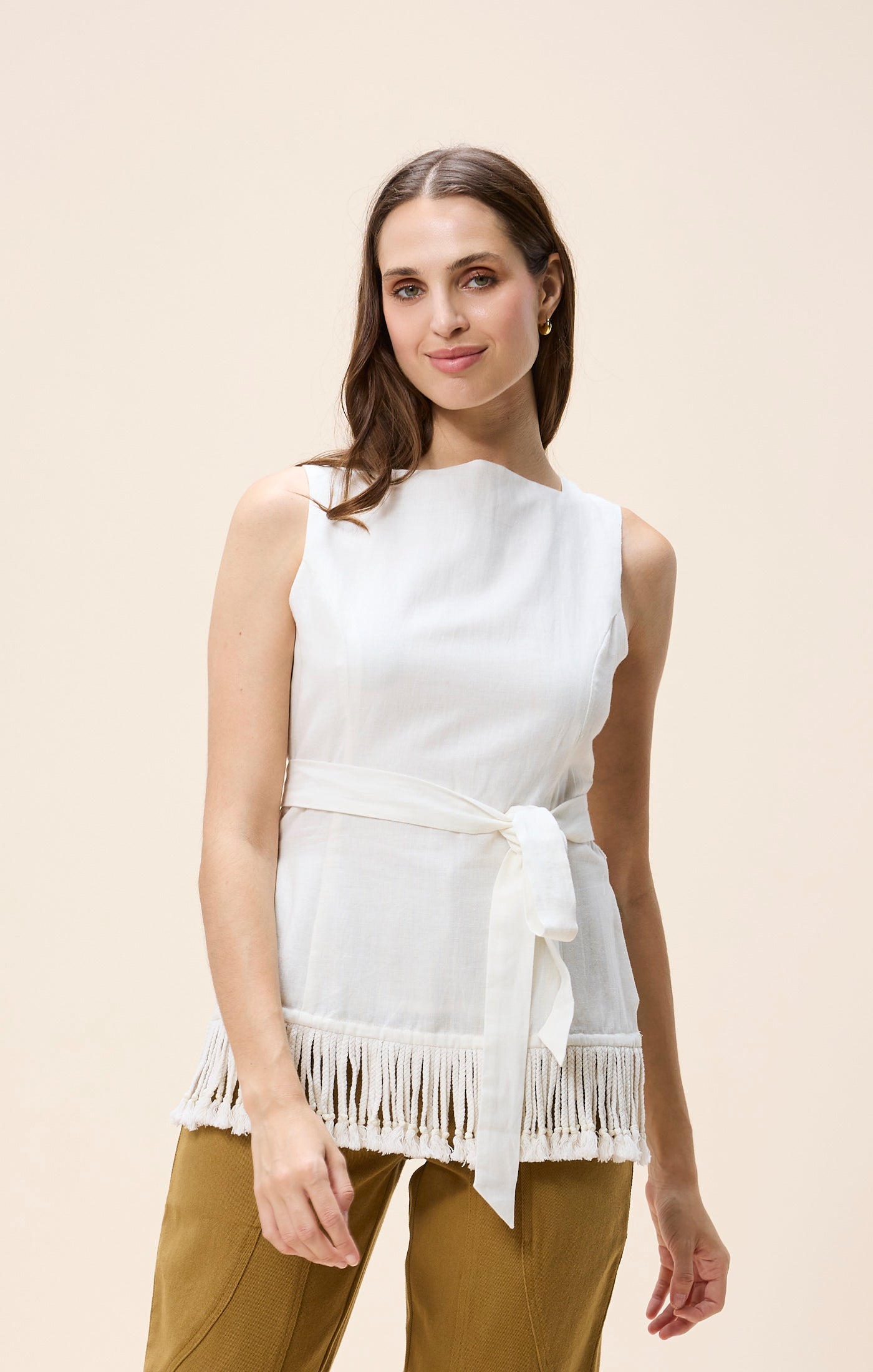 Bridget Top in Ivory