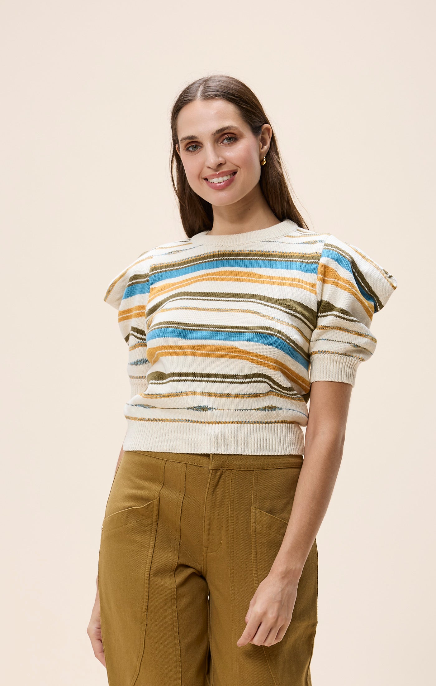 Rei Sweater in Ivory Multi