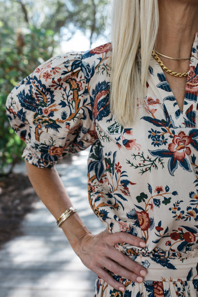 James Top in Fall Floral