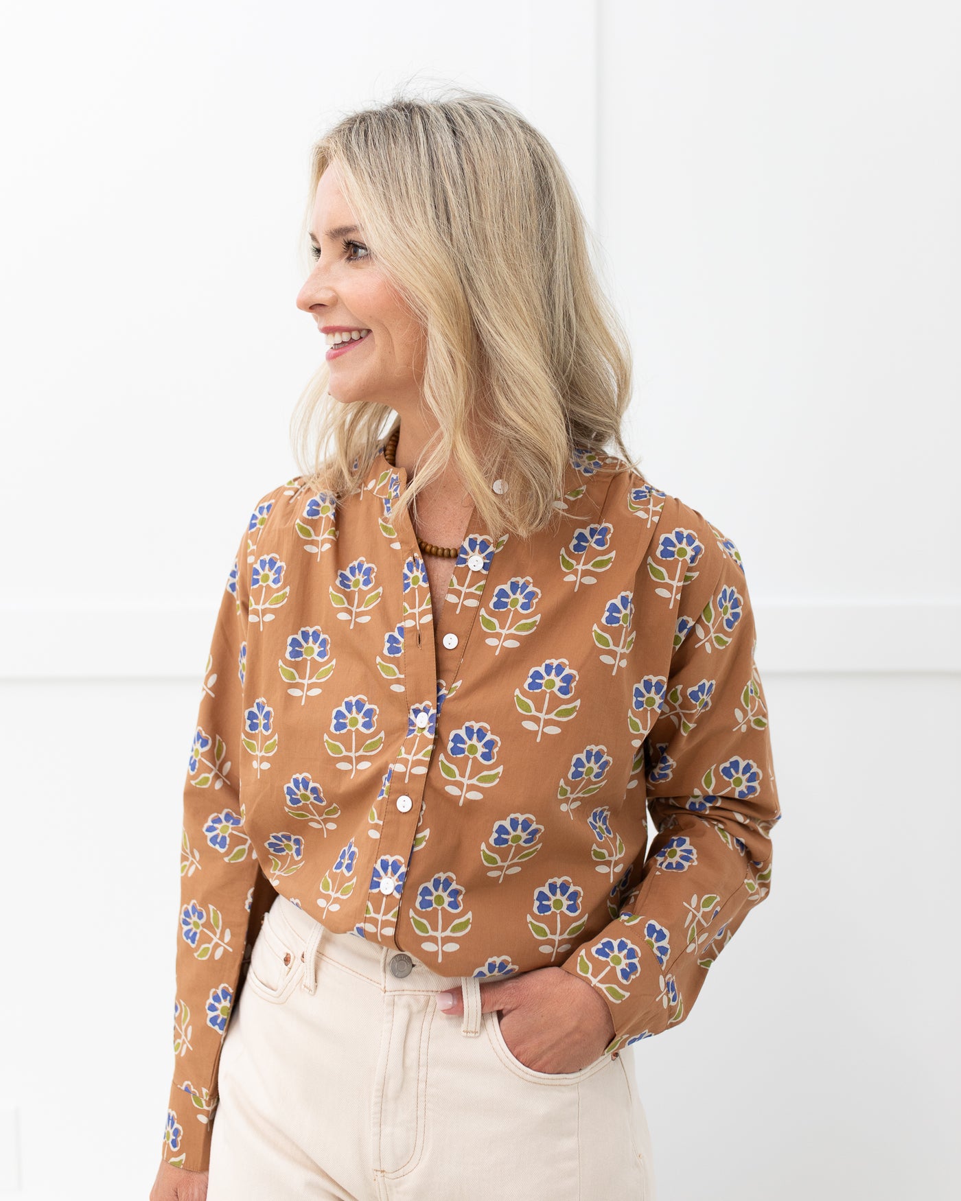 Bradley Shirt in Maple Sprigs