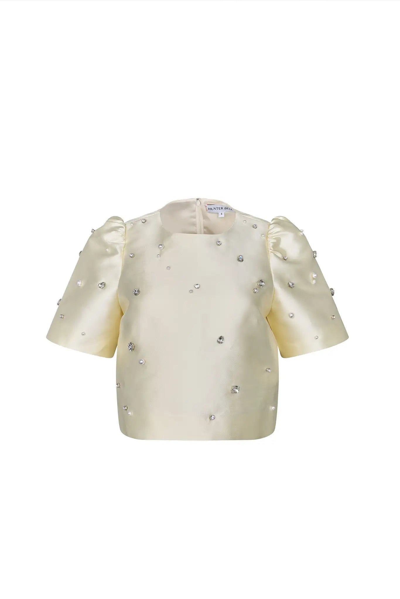 Olivia Top in Ivory by Hunter Bell