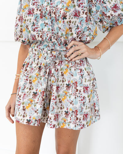 Freda Top in Aqueous Petals