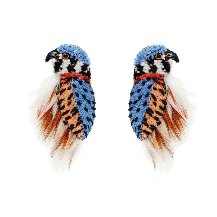 Kestrel Bird Earrings by Mignonne Gavigan