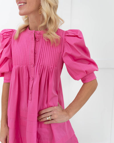 Sidney Dress in Pink by Hunter Bell