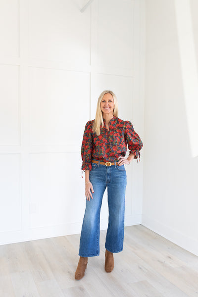 Rory Top in Clementina Daisy by Hunter Bell