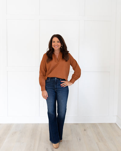 Jane Top in Copper