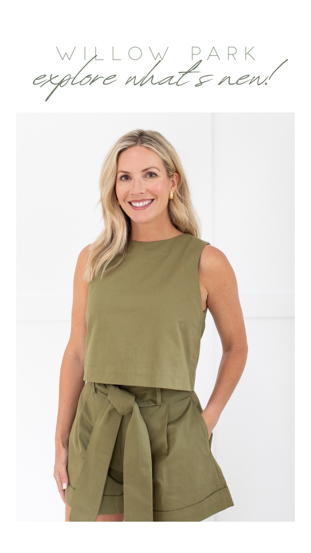 Dani Top in Olive