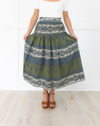 Quinn Skirt in Wild Palms