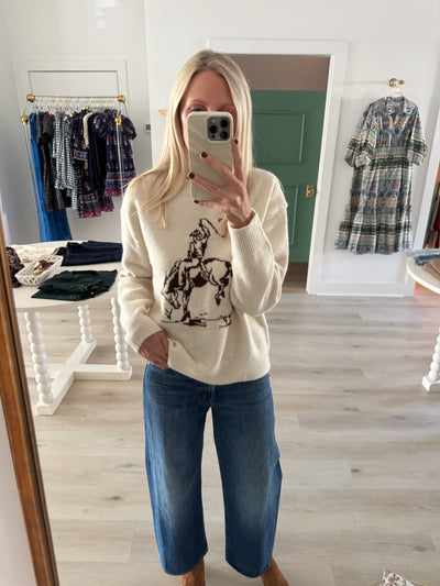Ivory Cowboy Sweater