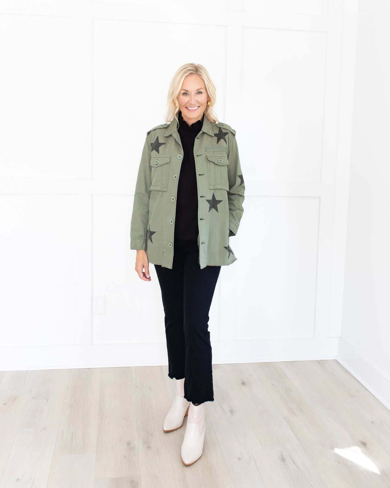 Camilo Military Jacket in Royal Honor by Pistola