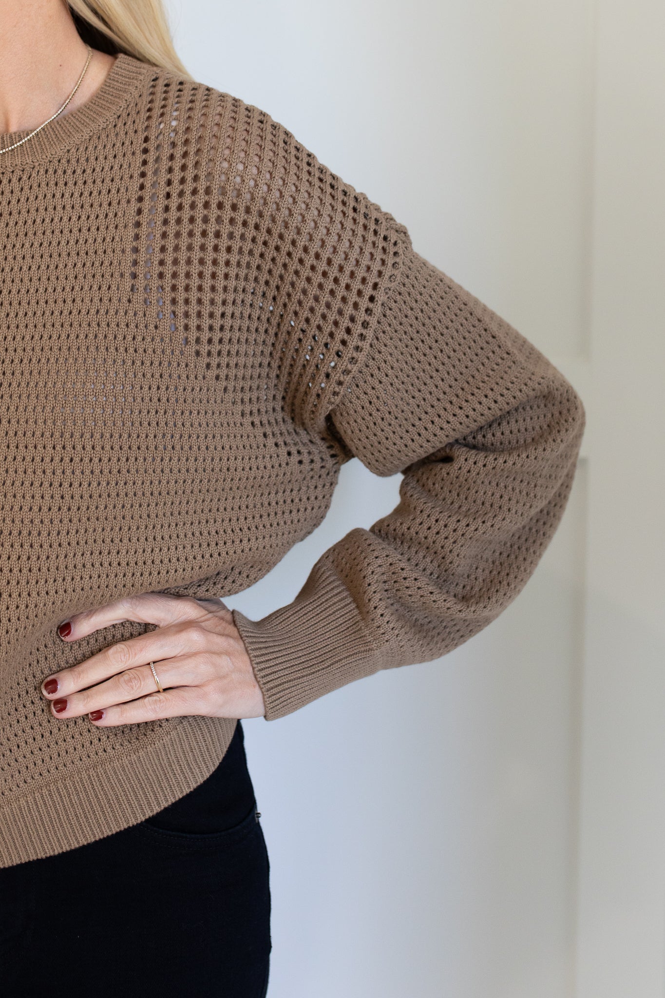 Latte Knit Sweater