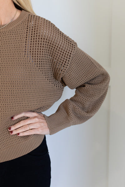 Latte Knit Sweater