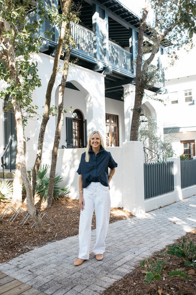 Eleanor Top in Navy