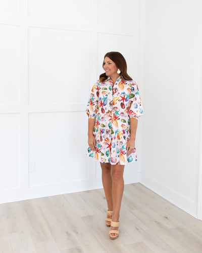 Brynn Dress in La Concha | Olivia by Livro