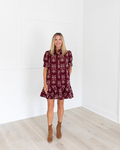 Liv Dress in Bramble Motifs