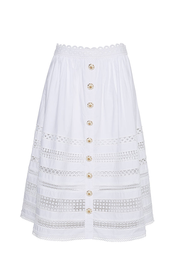 Finn Skirt in White by Cara Cara