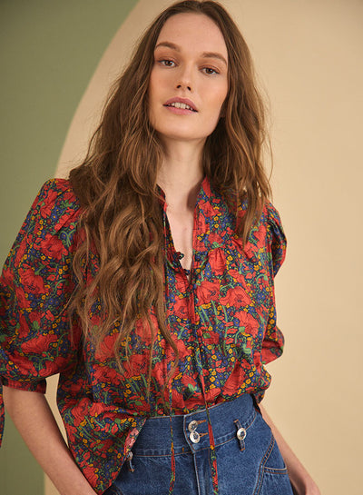 Rory Top in Clementina Daisy by Hunter Bell