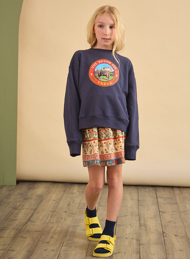 Kids Sweatshirt in Roundtop Of Texas by Hunter Bell