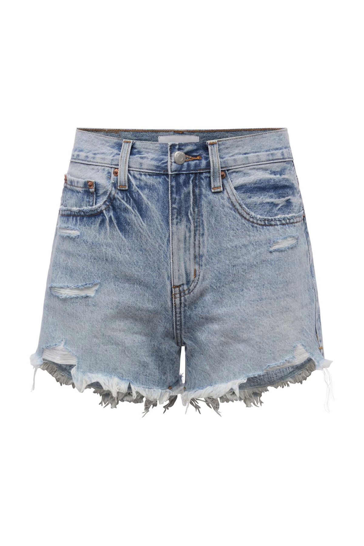 Nova Relaxed High Rise Cut Off Shorts in Bowery