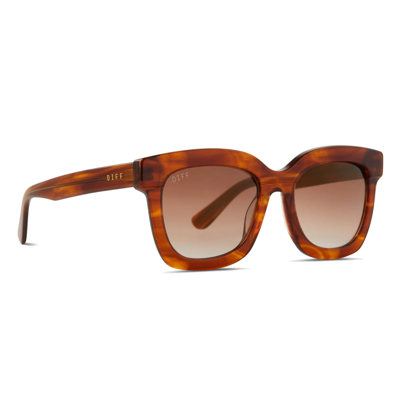 Gold and Brown Tortoise Sunglasses