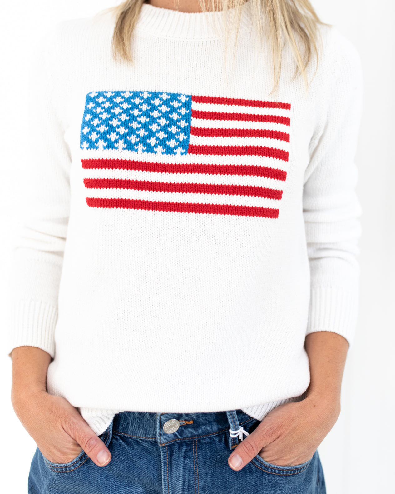 White Flag Sweater