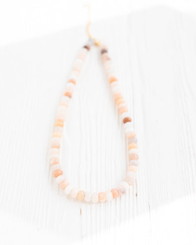 Multi Neutral Beaded Necklace