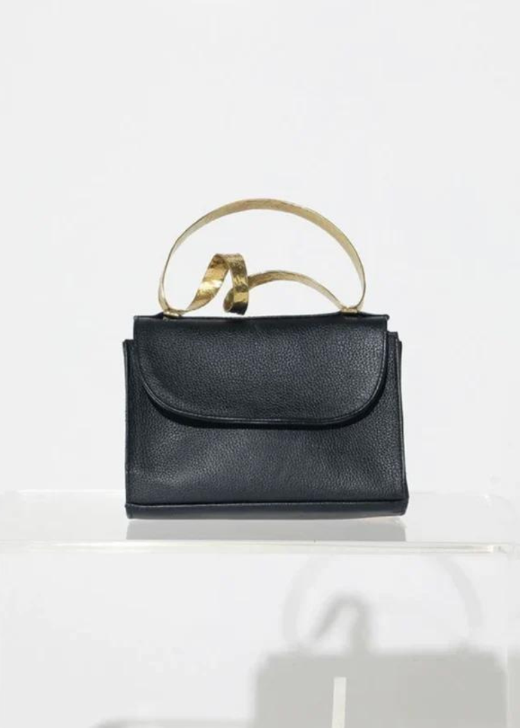 Nicole Black Mini Handbag by Cleobella