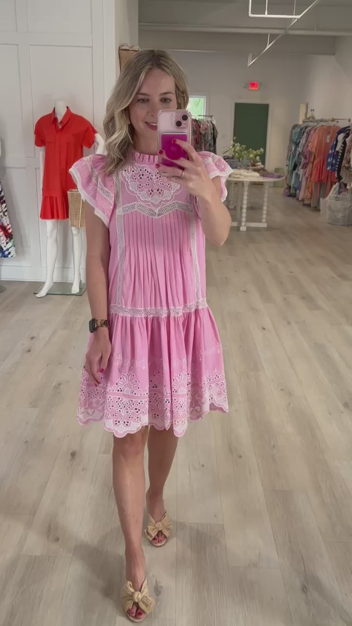 Imani Dress in Pink Nectar