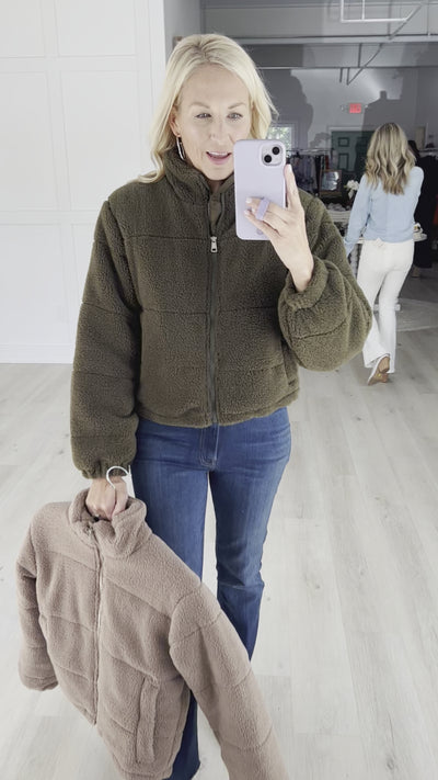 Mocha Fleece Jacket