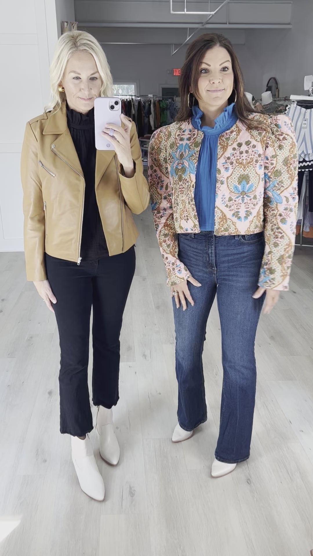 Tiger Jacket Leather Camel