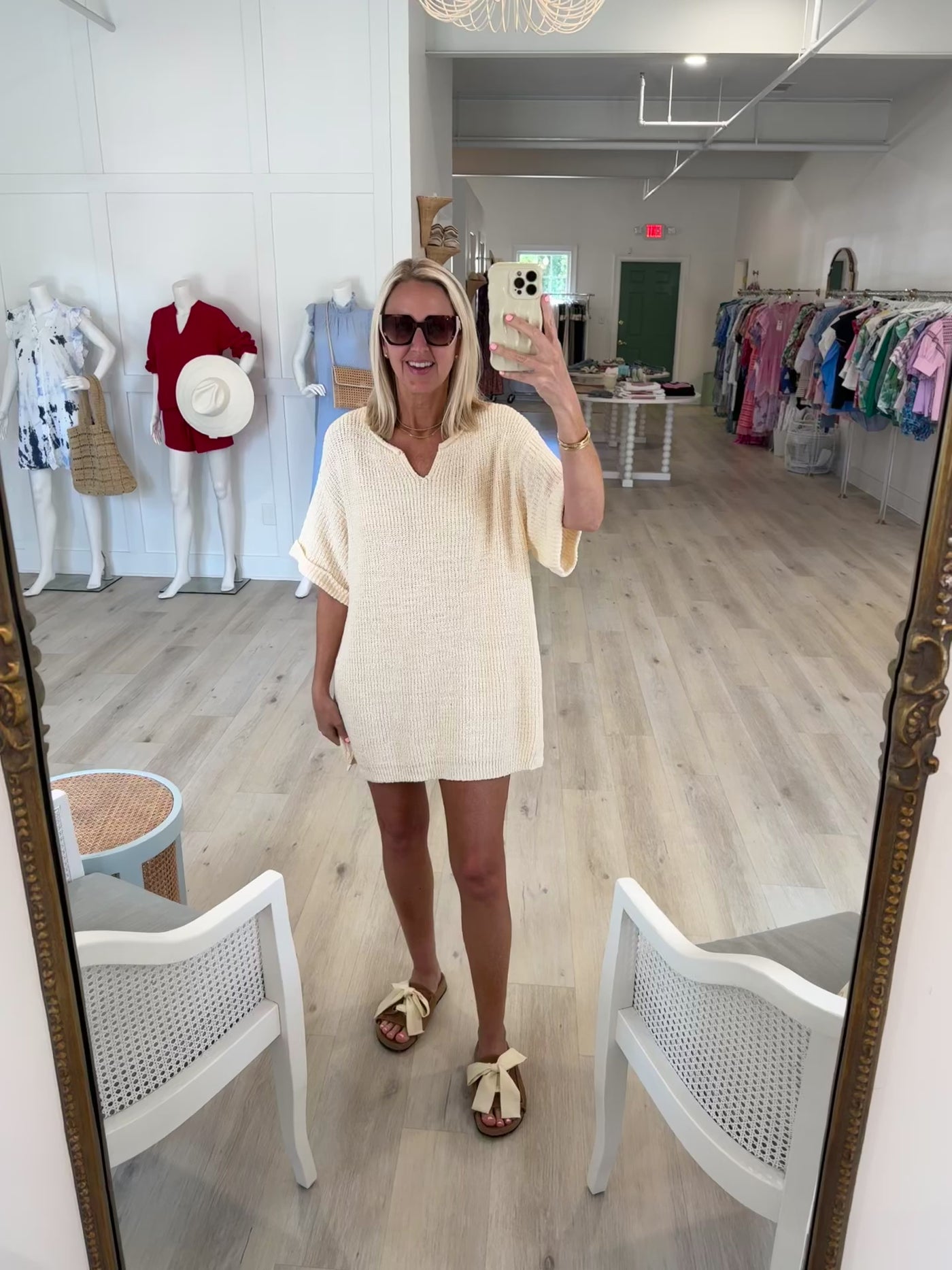 Ivory Knit Coverup