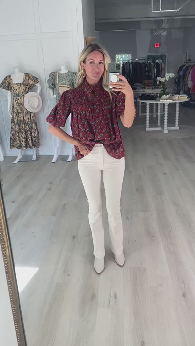 Nelle Top in Souci Floral