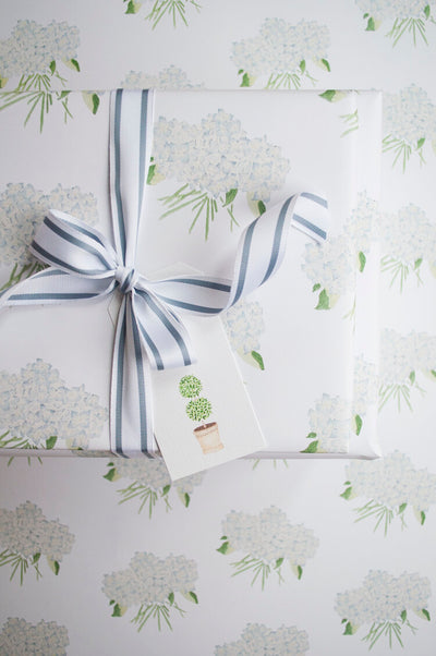 Watercolor Hydrangea Gift Wrap