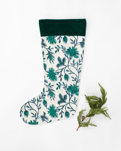 Emerald Green Christmas Stockings by Saule Parc