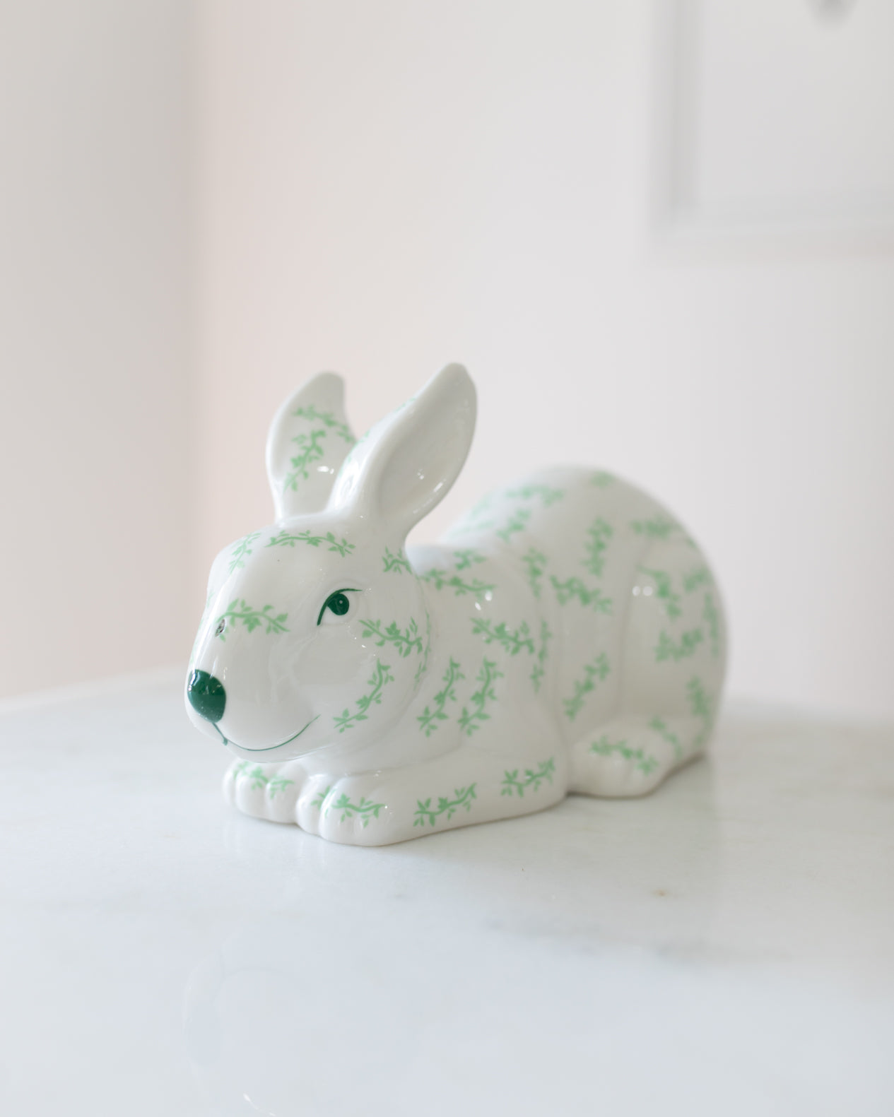 Green & White Mama Bunny